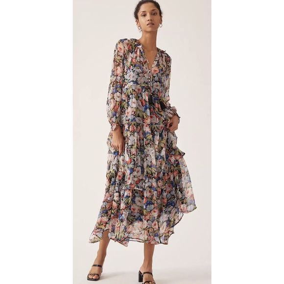 New Floral Print Dresses Edition Size XL